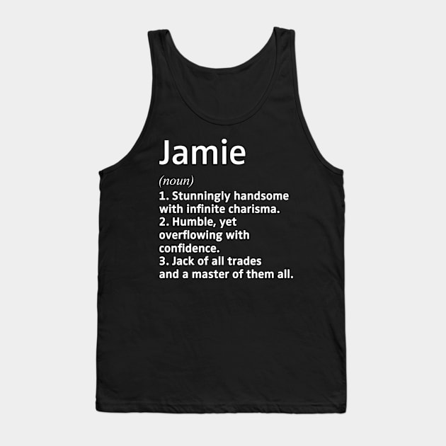 Jamie Name Definition Tank Top by Beautiful woman darkness